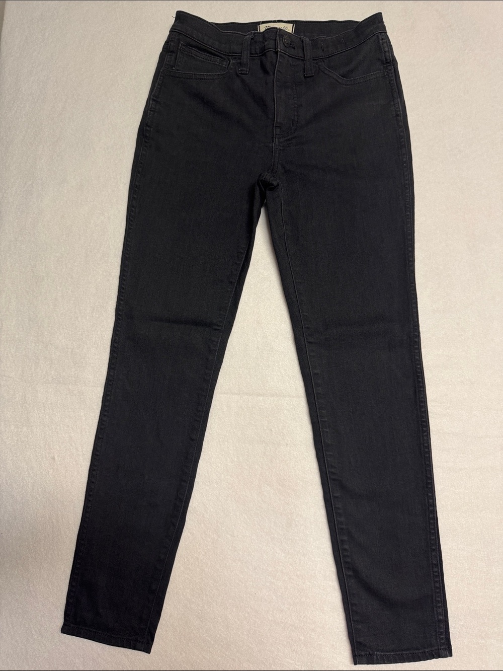 Madewell Black Skinny Jeans — Slim High-Rise Fit